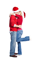 Image showing Happy christmas couple