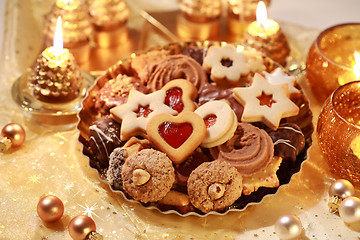 Image showing Delicious Christmas cookies