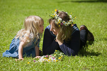 Image showing Mum and daughter