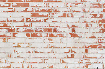 Image showing Red brick wall texture