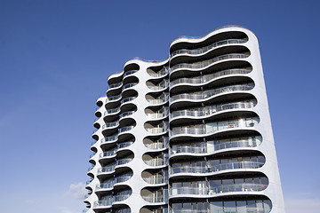 Image showing Modern apartment tower