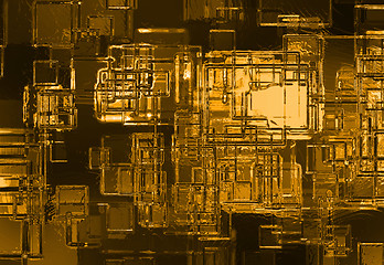 Image showing abstract gold background