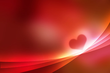 Image showing heart - valentine abstract background