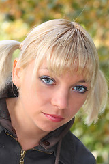 Image showing Pretty  blonde girl