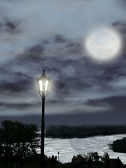 Image showing moonlit night