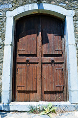 Image showing Old door