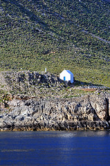 Image showing Greek chapel on the south shore of Crete