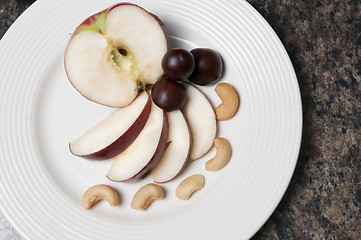 Image showing Apples and Nuts