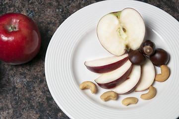 Image showing Apples and Nuts