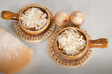 Image showing Onion soup