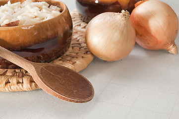 Image showing Onion soup