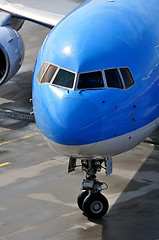 Image showing Passenger airplane nose