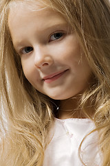 Image showing Beautiful little girl portrait