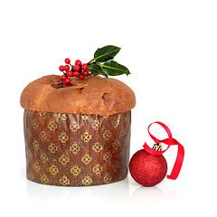 Image showing Christmas Panetone Cake