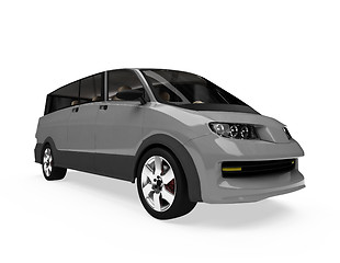 Image showing Future concept of car isolated view