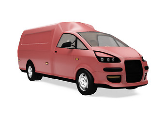 Image showing Future cargo van isolated view