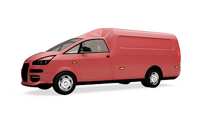 Image showing Future cargo van isolated view