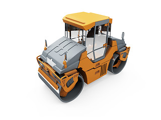 Image showing Construction truck isolated view