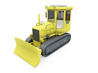 Image showing Construction truck isolated view