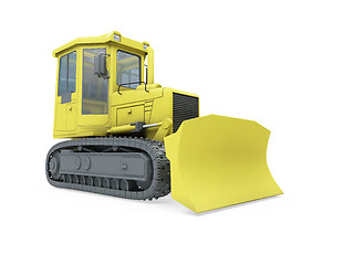 Image showing Construction truck isolated view