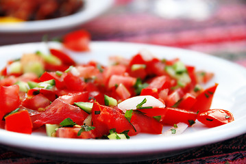 Image showing Tomatoes in plate