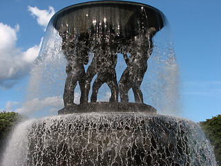 Image showing Vigeland park Oslo