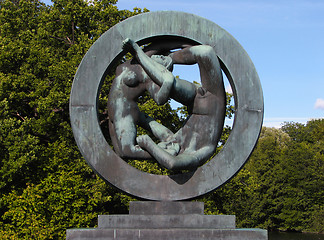 Image showing Vigeland park Oslo