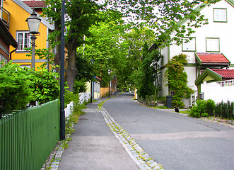 Image showing Old street - Oslo, Norway