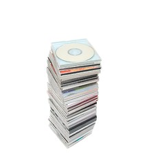 Image showing CD pile