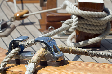 Image showing Sailboat detail