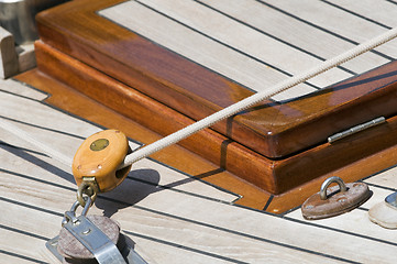 Image showing Sailboat detail