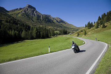 Image showing Biking in the Dolomites