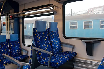 Image showing Train seat