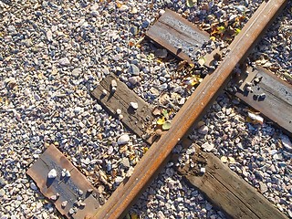 Image showing Old Railroad Track 