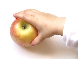 Image showing Getting an Apple