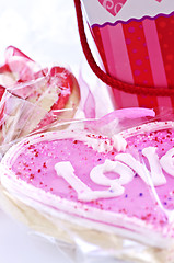 Image showing Valentines cookies