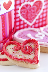 Image showing Valentines cookies