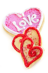 Image showing Valentines cookies