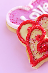 Image showing Valentines cookies