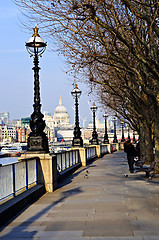 Image showing London view from South Bank