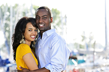 Image showing Happy couple embracing