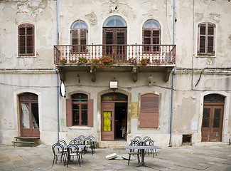 Image showing Deserted cafe