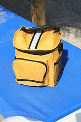 Image showing Bag on sunbed