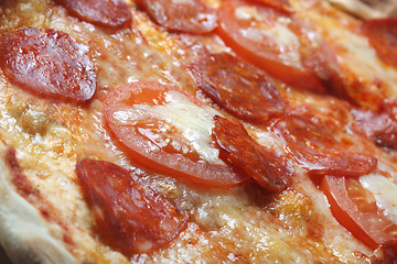 Image showing Pepperoni pizza