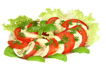 Image showing Mozzarella salad