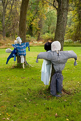 Image showing Scarecrows