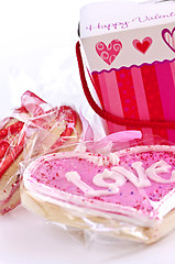 Image showing Valentines cookies