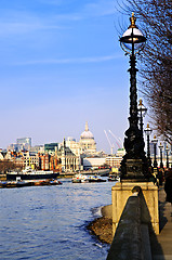 Image showing London view from South Bank