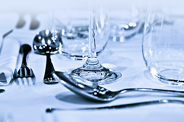 Image showing Tableware closeup