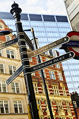 Image showing Signpost in London